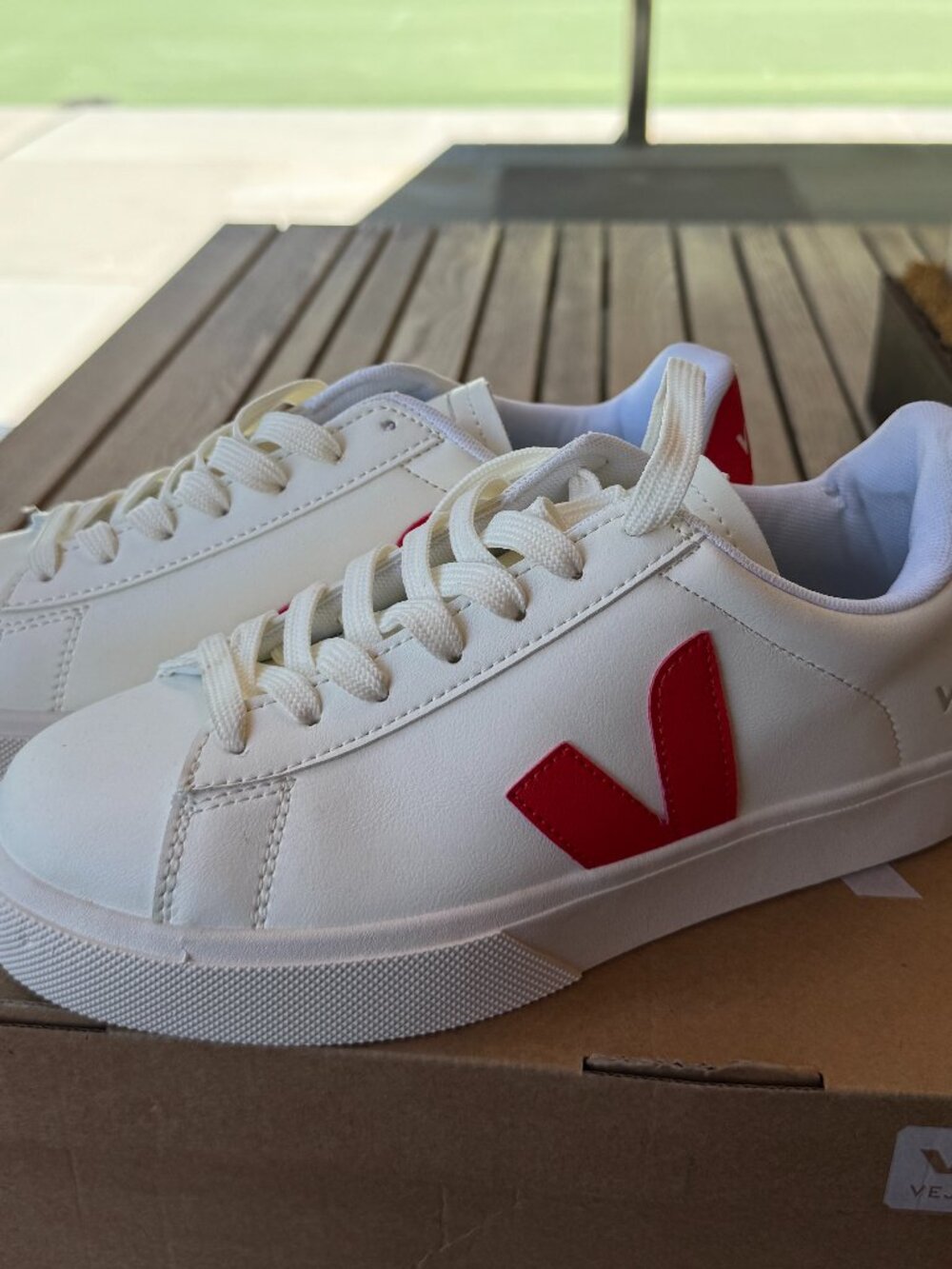 Veja Red Shoes